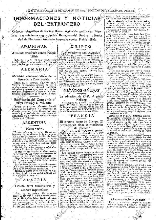 ABC MADRID 14-08-1929 página 25