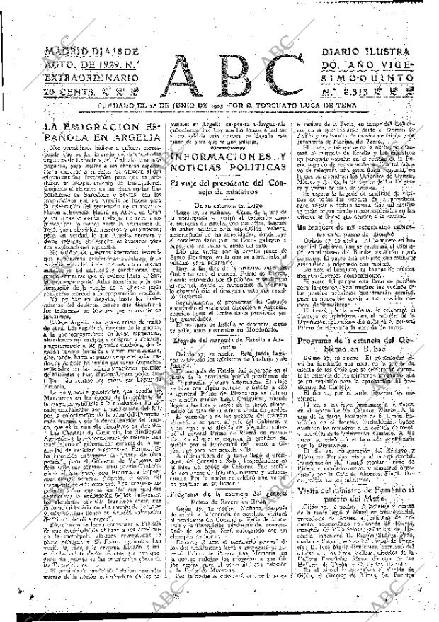 ABC MADRID 18-08-1929 página 23