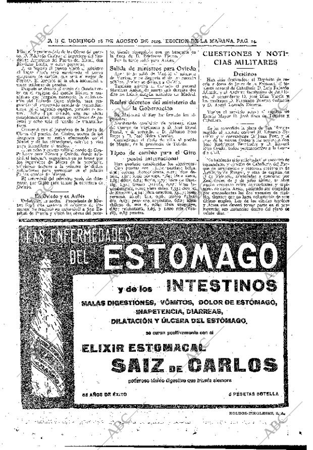 ABC MADRID 18-08-1929 página 24