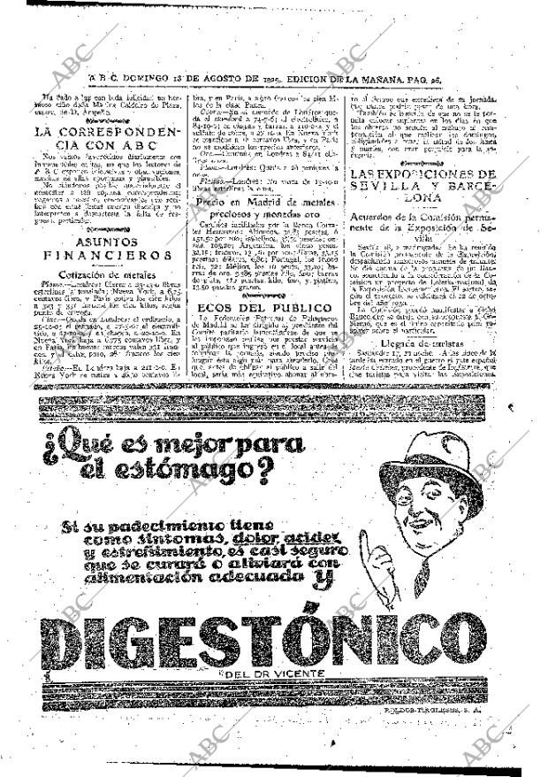 ABC MADRID 18-08-1929 página 26