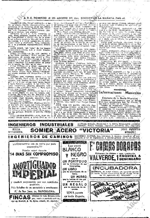 ABC MADRID 18-08-1929 página 46