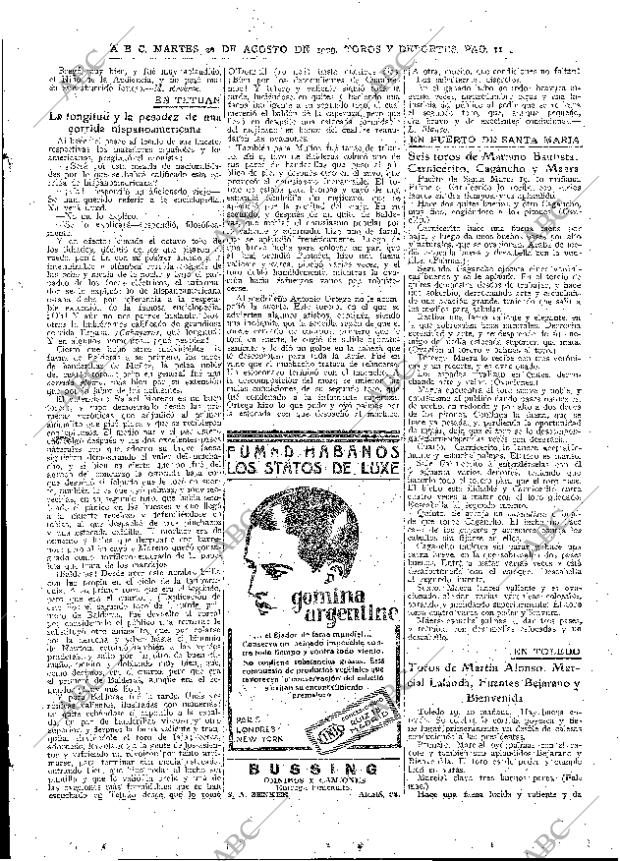 ABC MADRID 20-08-1929 página 11