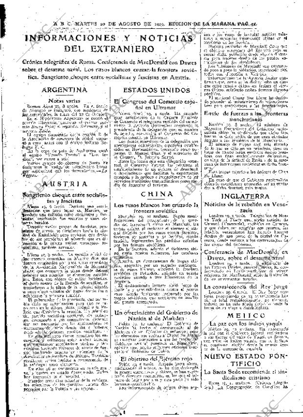 ABC MADRID 20-08-1929 página 31