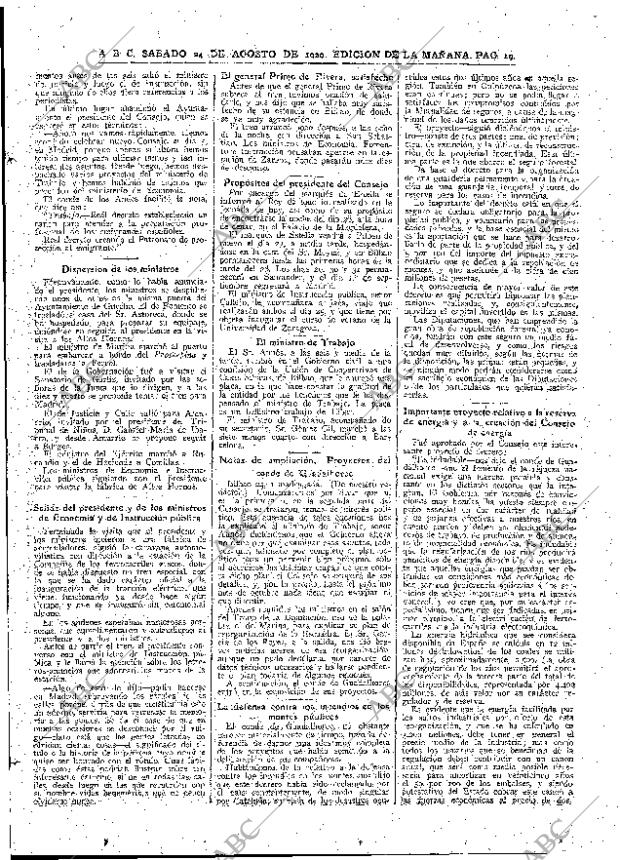 ABC MADRID 24-08-1929 página 19