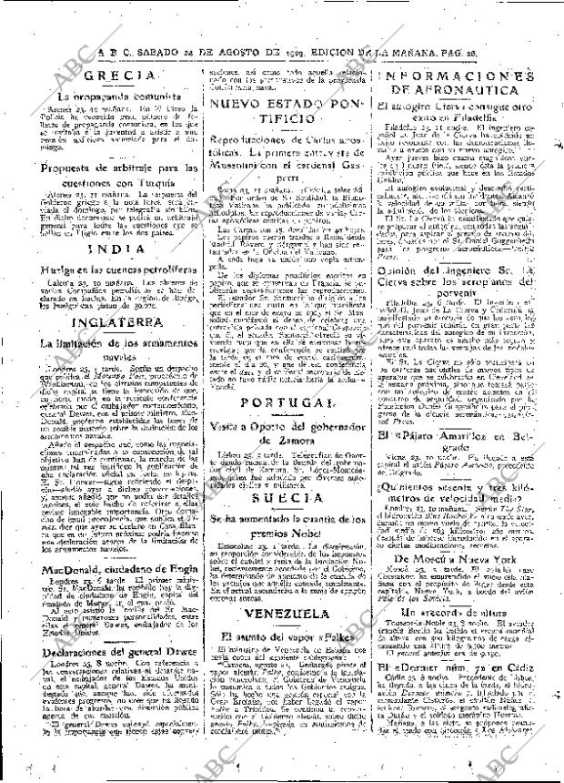 ABC MADRID 24-08-1929 página 26