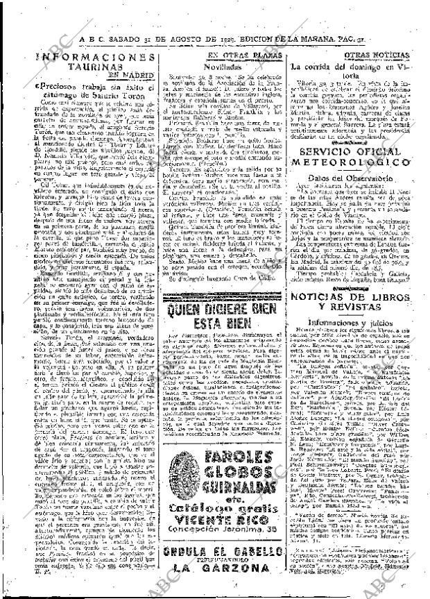 ABC MADRID 31-08-1929 página 31