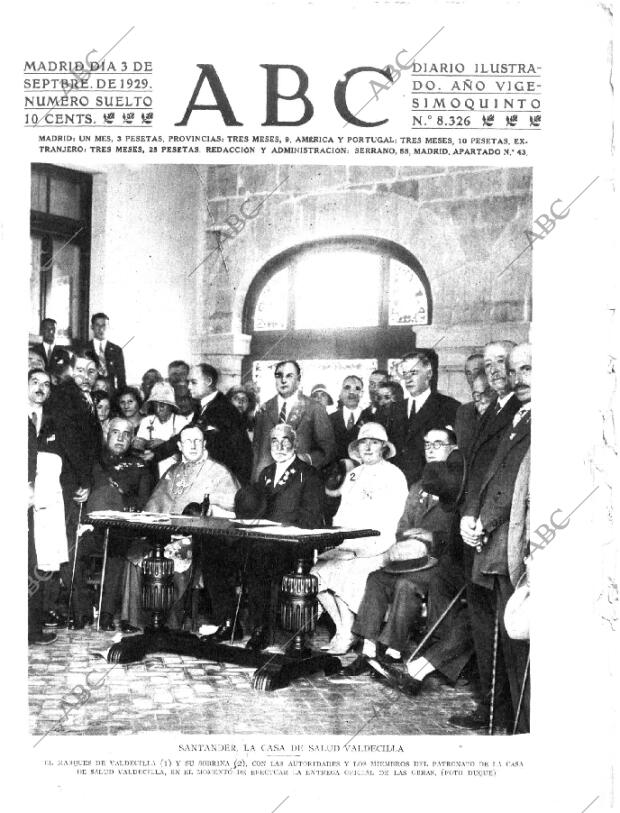 ABC MADRID 03-09-1929 página 1