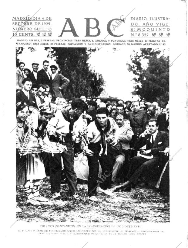 ABC MADRID 04-09-1929 página 1