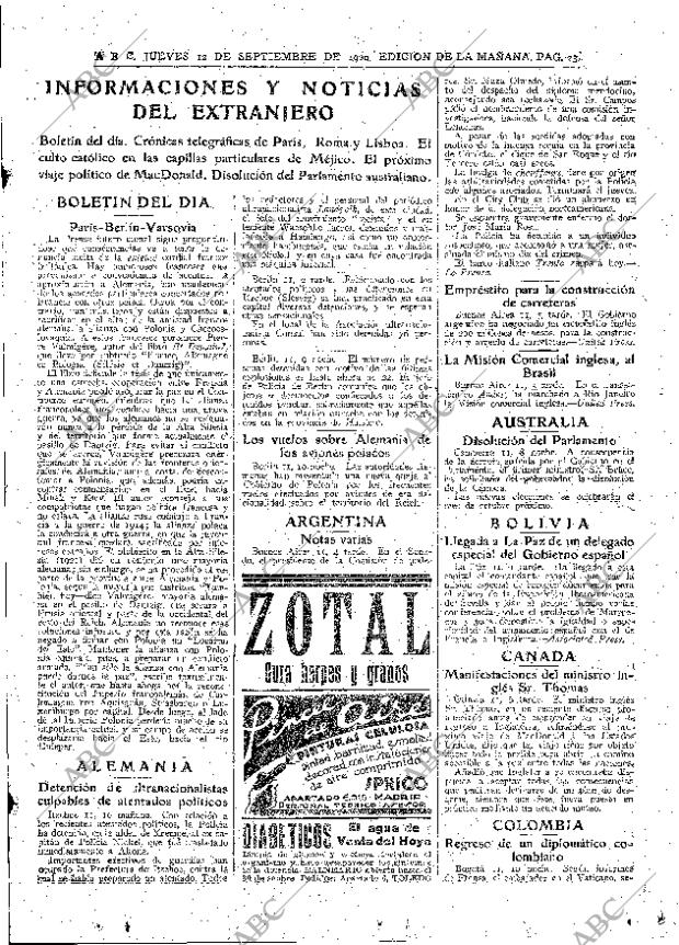 ABC MADRID 12-09-1929 página 23