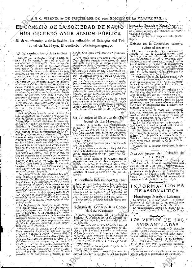 ABC MADRID 20-09-1929 página 21