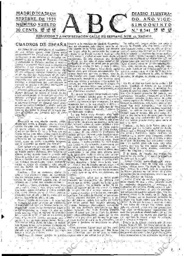 ABC MADRID 20-09-1929 página 3