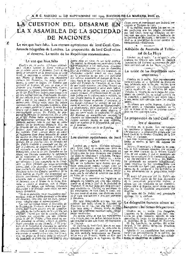 ABC MADRID 21-09-1929 página 17