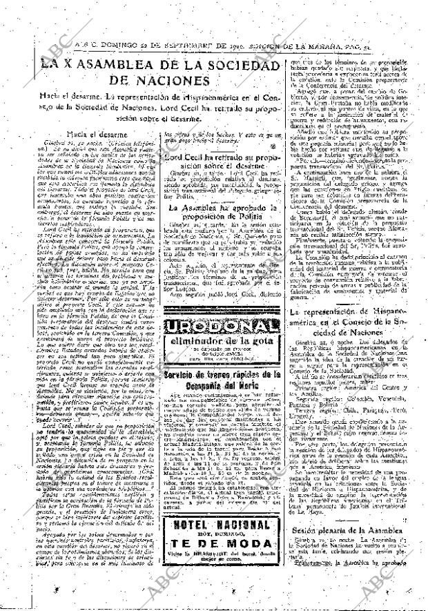 ABC MADRID 22-09-1929 página 31