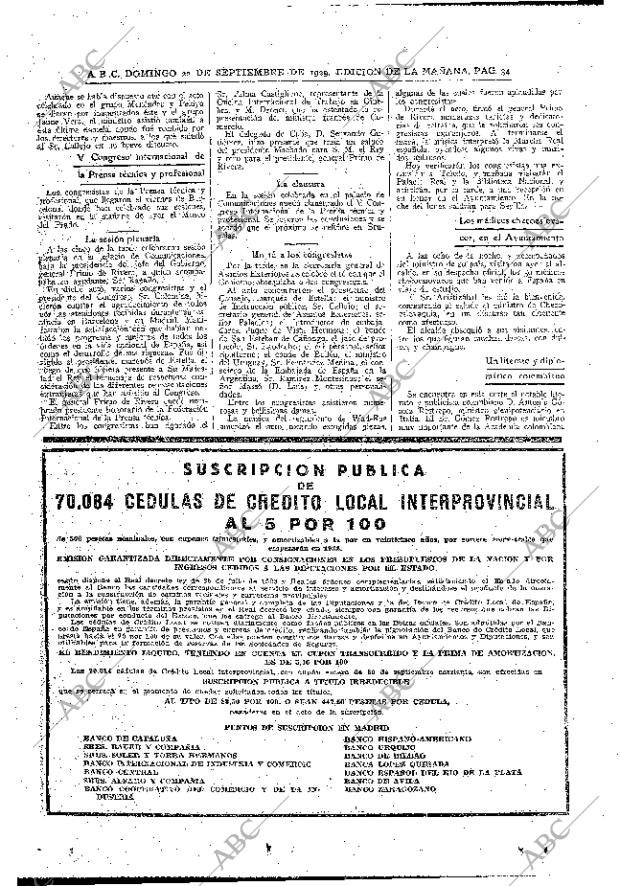 ABC MADRID 22-09-1929 página 34