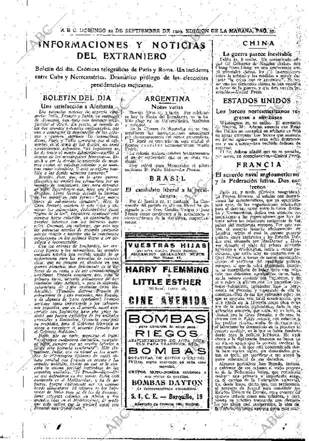 ABC MADRID 22-09-1929 página 37