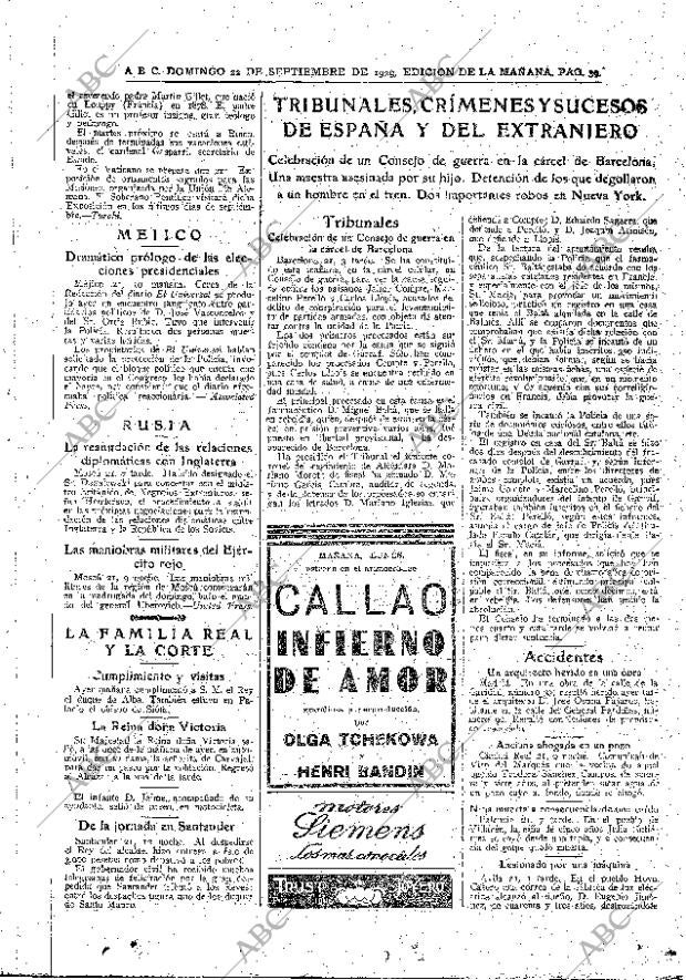 ABC MADRID 22-09-1929 página 39