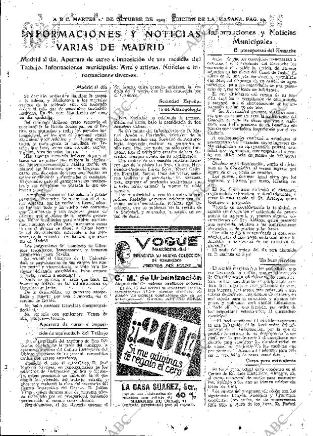 ABC MADRID 01-10-1929 página 29