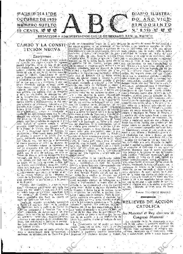 ABC MADRID 01-10-1929 página 3