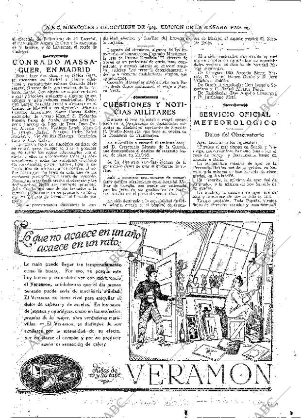 ABC MADRID 02-10-1929 página 20