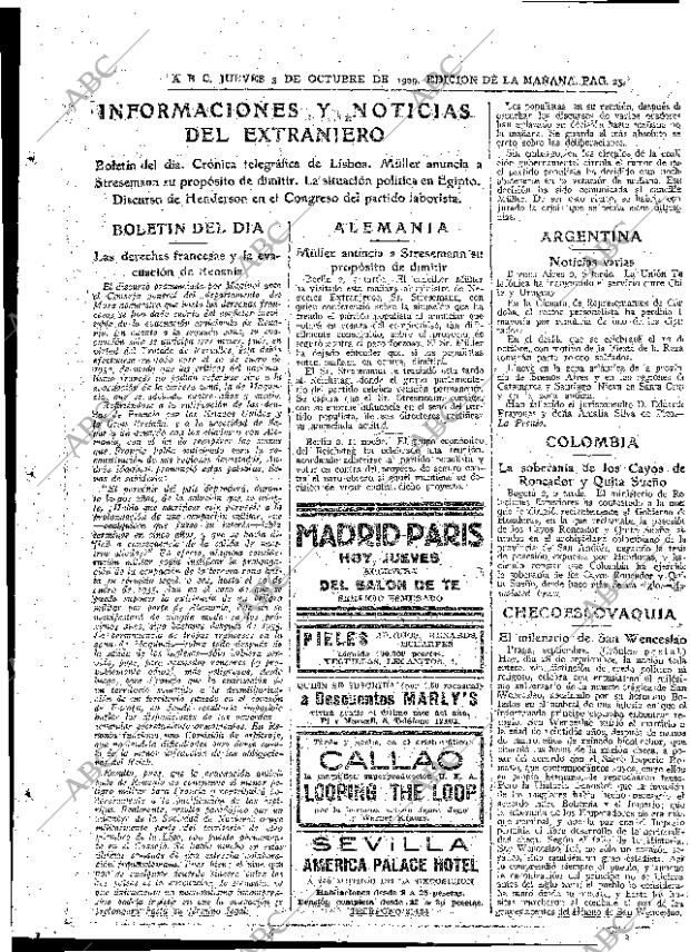 ABC MADRID 03-10-1929 página 23