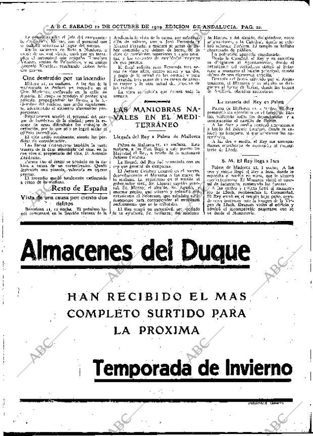 ABC SEVILLA 12-10-1929 página 22