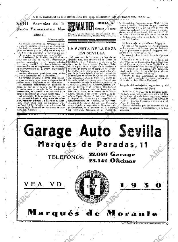 ABC SEVILLA 12-10-1929 página 24