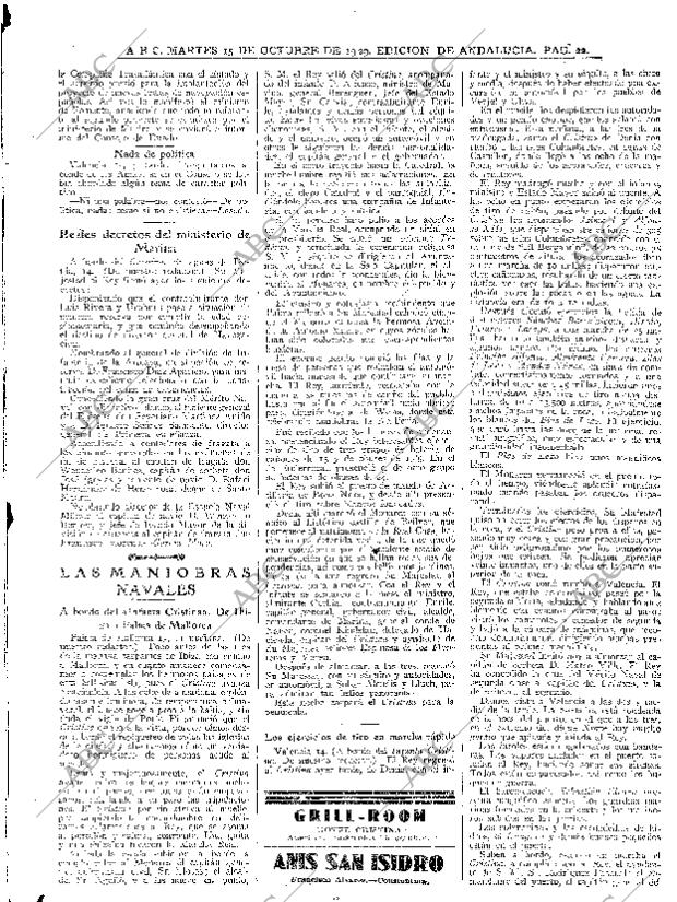 ABC SEVILLA 15-10-1929 página 20