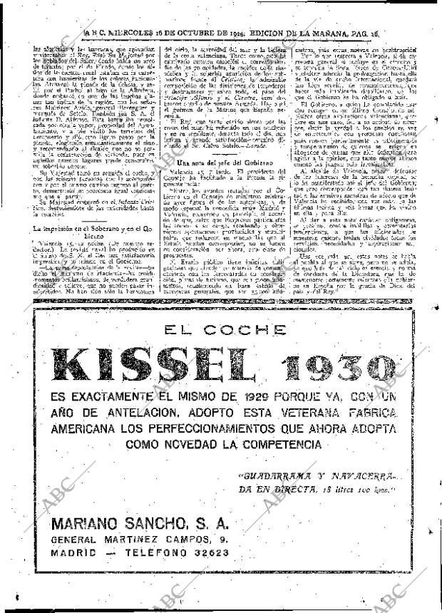 ABC MADRID 16-10-1929 página 16
