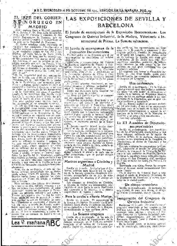 ABC MADRID 16-10-1929 página 19