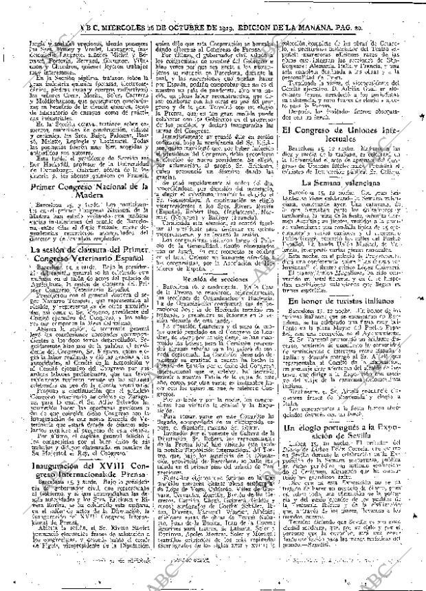 ABC MADRID 16-10-1929 página 20