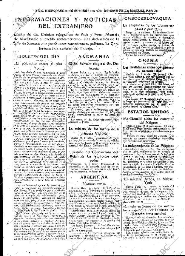 ABC MADRID 16-10-1929 página 23