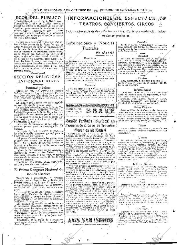 ABC MADRID 16-10-1929 página 34