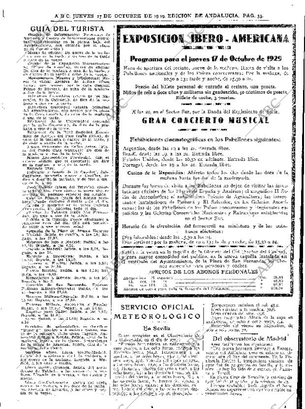 ABC SEVILLA 17-10-1929 página 33