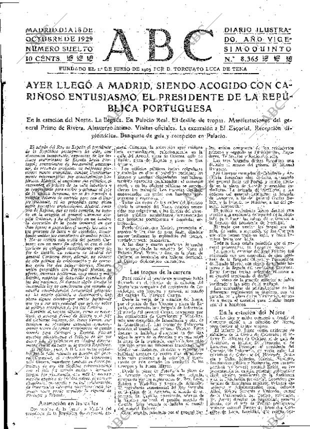 ABC MADRID 18-10-1929 página 15