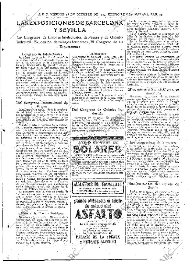 ABC MADRID 18-10-1929 página 23