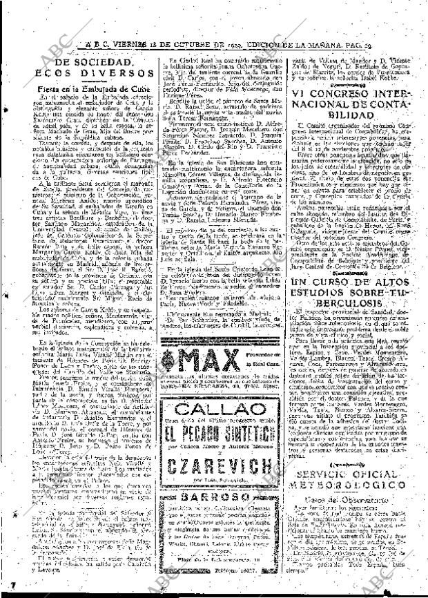 ABC MADRID 18-10-1929 página 29