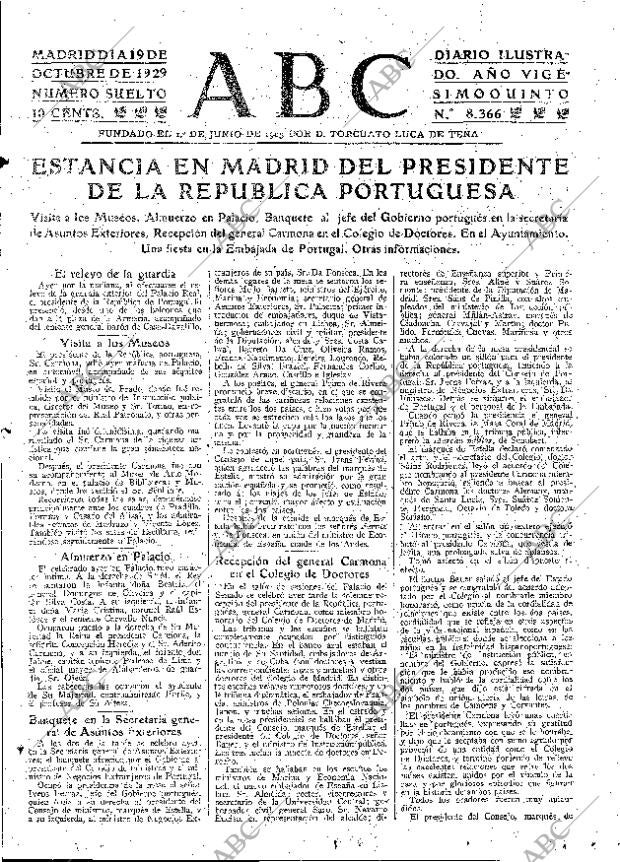 ABC MADRID 19-10-1929 página 15
