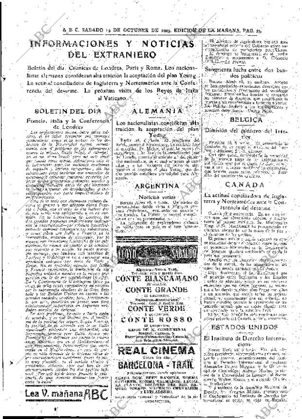 ABC MADRID 19-10-1929 página 33