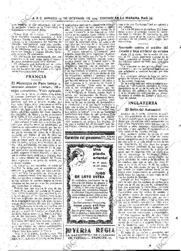 ABC MADRID 19-10-1929 página 34