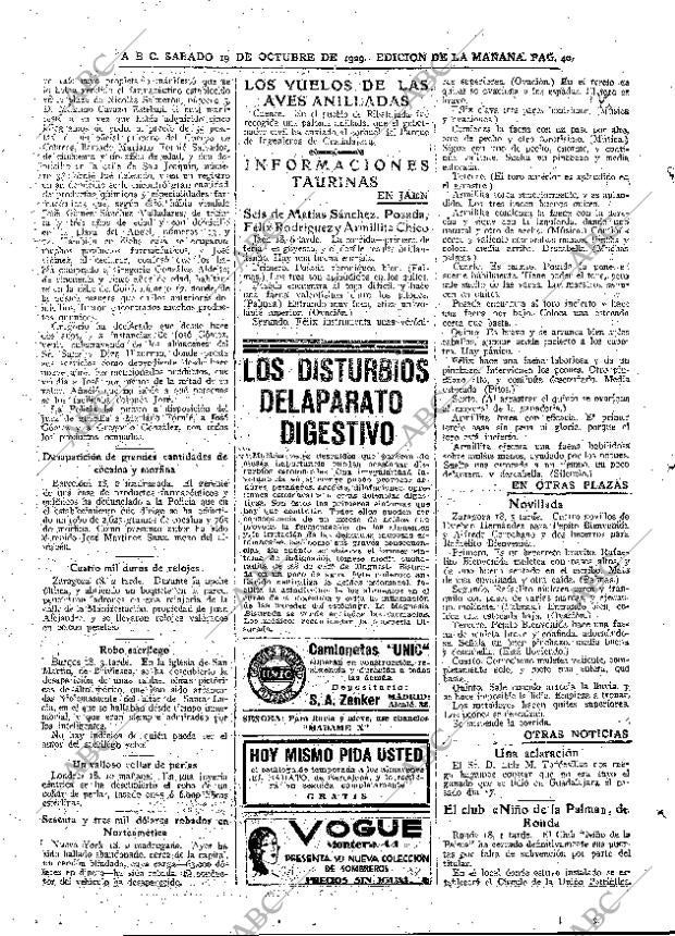 ABC MADRID 19-10-1929 página 40