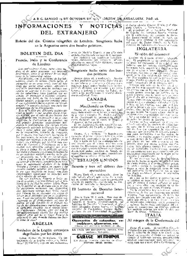 ABC SEVILLA 19-10-1929 página 28