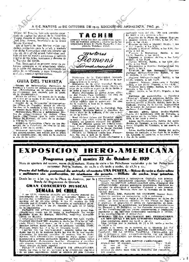 ABC SEVILLA 22-10-1929 página 32