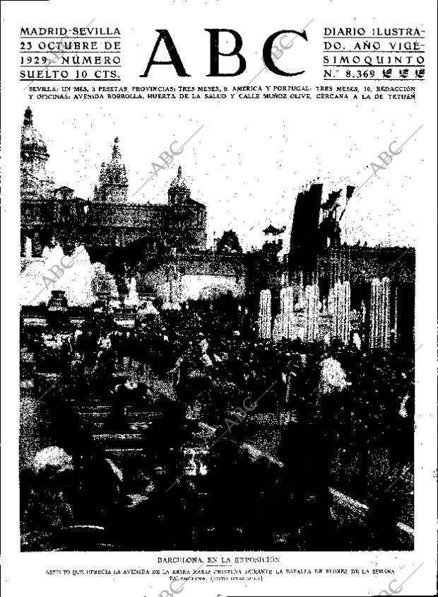 ABC SEVILLA 23-10-1929 página 1