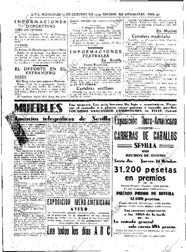 ABC SEVILLA 23-10-1929 página 30