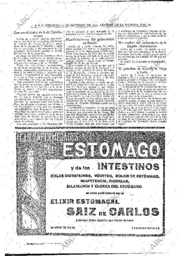 ABC MADRID 27-10-1929 página 26
