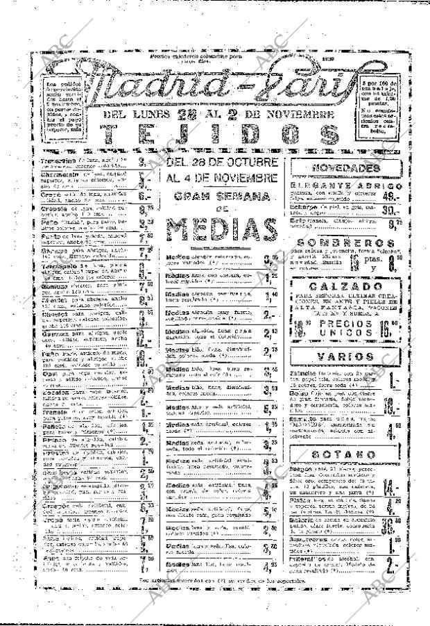 ABC MADRID 27-10-1929 página 30