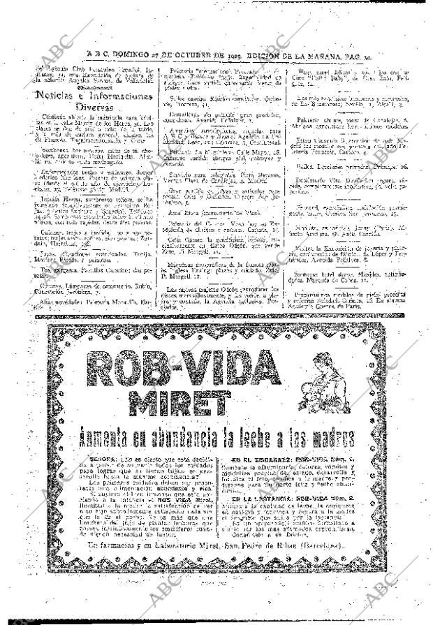 ABC MADRID 27-10-1929 página 34