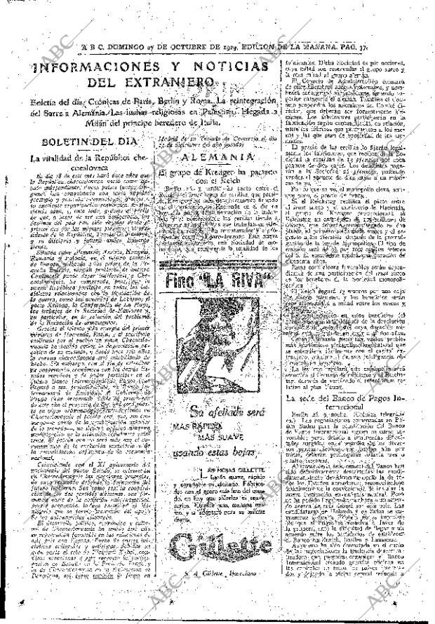 ABC MADRID 27-10-1929 página 37