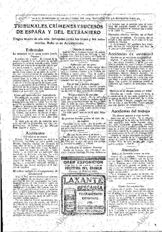 ABC MADRID 27-10-1929 página 41