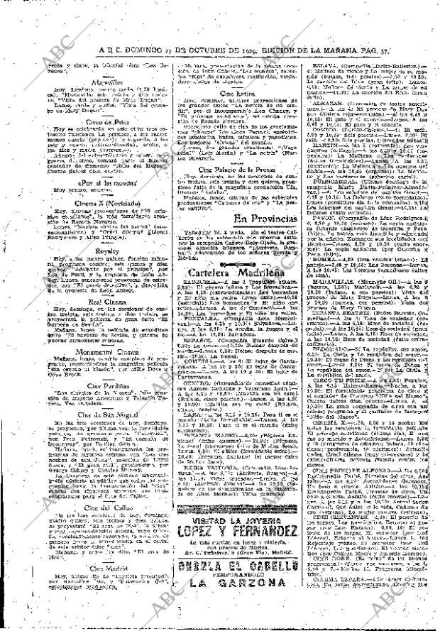 ABC MADRID 27-10-1929 página 57